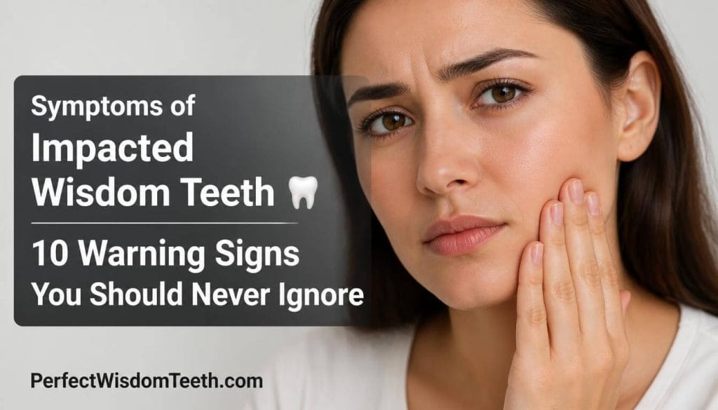 symptoms of impacted wisdom teeth