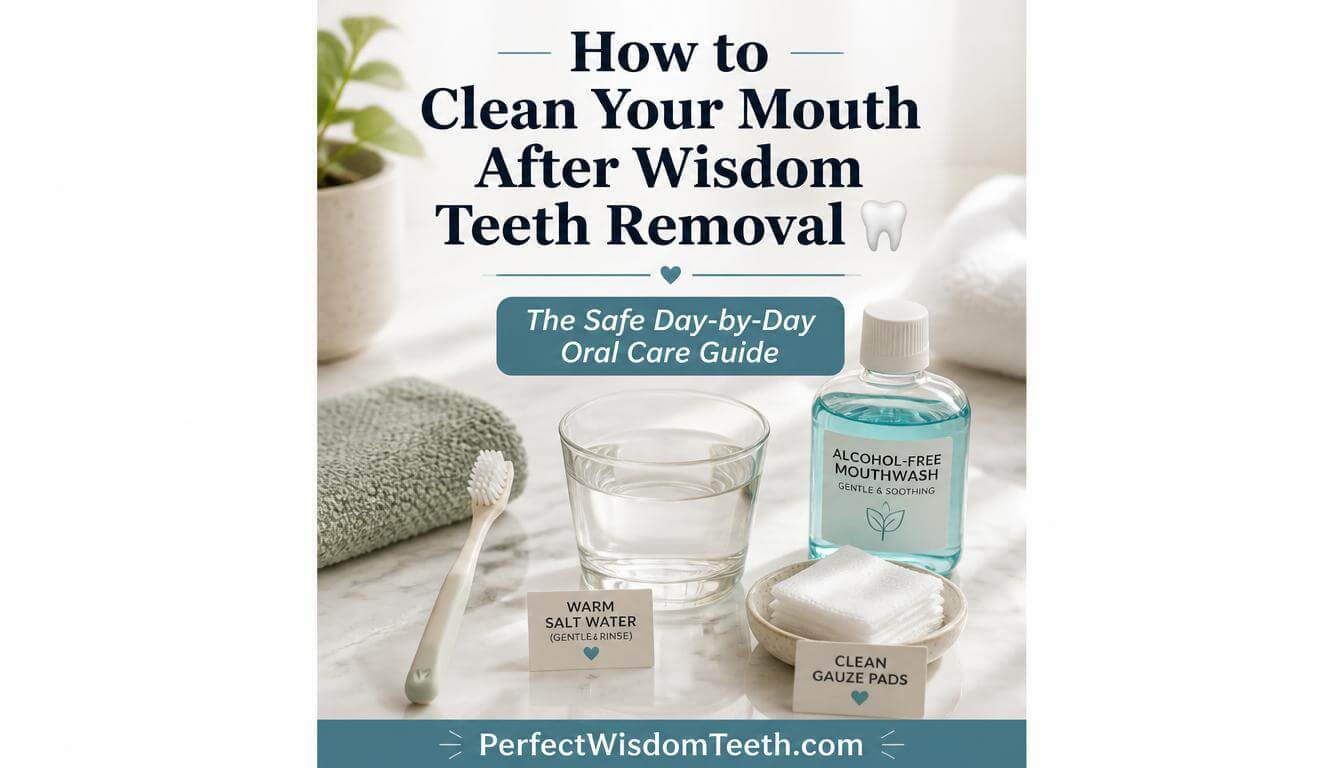 how to clean your mouth after wisdom teeth removal